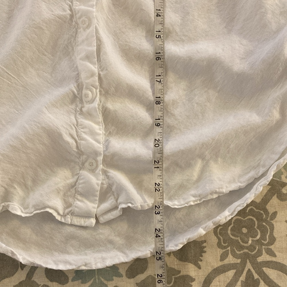Cloth & Stone Classic White Button Down, Large - Picture 5 of 6